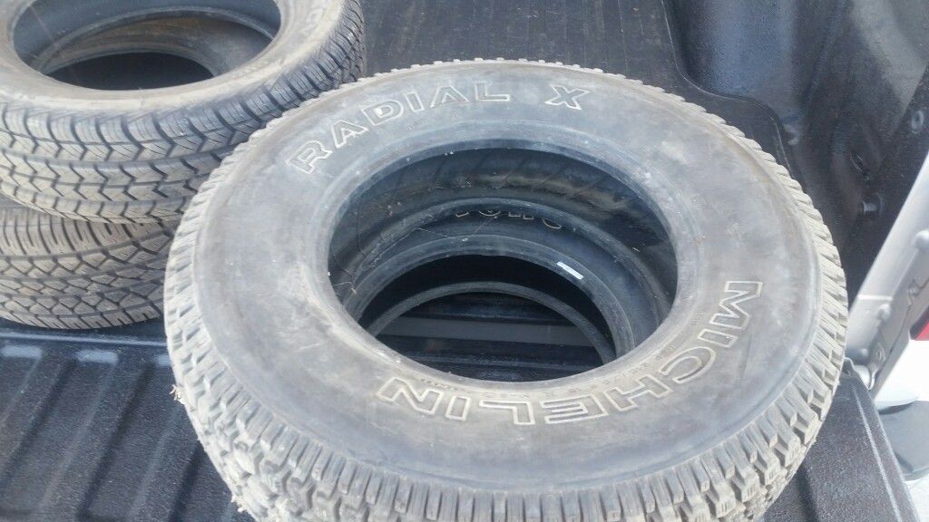 Michelin 215/75R15 tire used 215-75-15