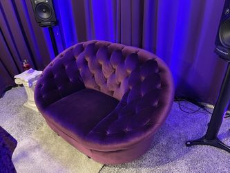 Purple Velvet Couch