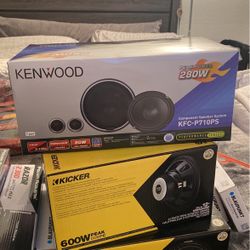 Kenwood Component Set !! 280 Watts !! 6 1/2