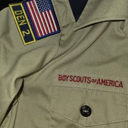 Boy Scout Shirt, Official Blouse, Size Small 6-8
