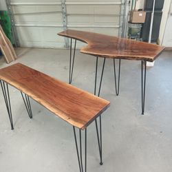 Walnut Live Edge Table's 