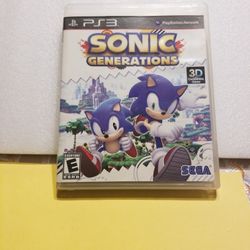 PS3 GAME  SONIC GENETATION