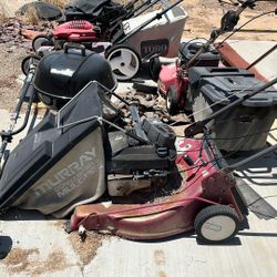 FREE LAWN MOWERS CURB PICK UP 