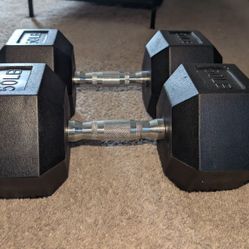 50lb Pair Of Dumbells