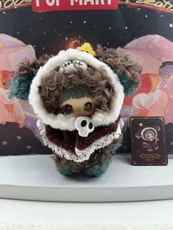 Maymei Ghost puppy pendant plushy