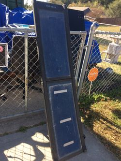Pet crate folding dog ramp
