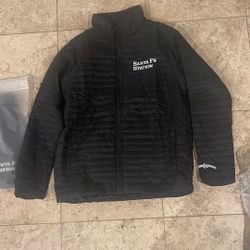 Santa Fe Station, Black Jacket, Size, Medium, And Size Extra Large
