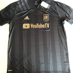 NEW Adidas MLS Los Angeles LAFC Soccer Jersey Men’s Black Retail $90 Size XL