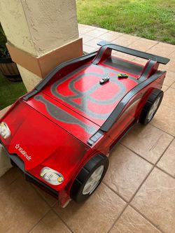 Wooden Kids Racing Car
