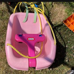 Pink Baby Swing 