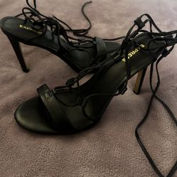 Express heels tied up