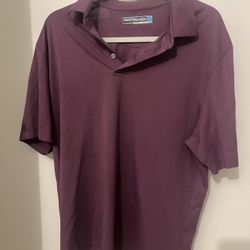 Roundtree & Yorke Men's Polo — Plum