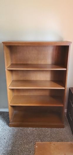 Large real wood Bookshelf Storage shelf