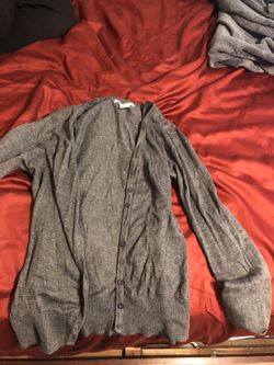 Grey cardigan