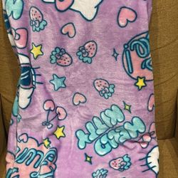 Hello Kitty Throw Blanket