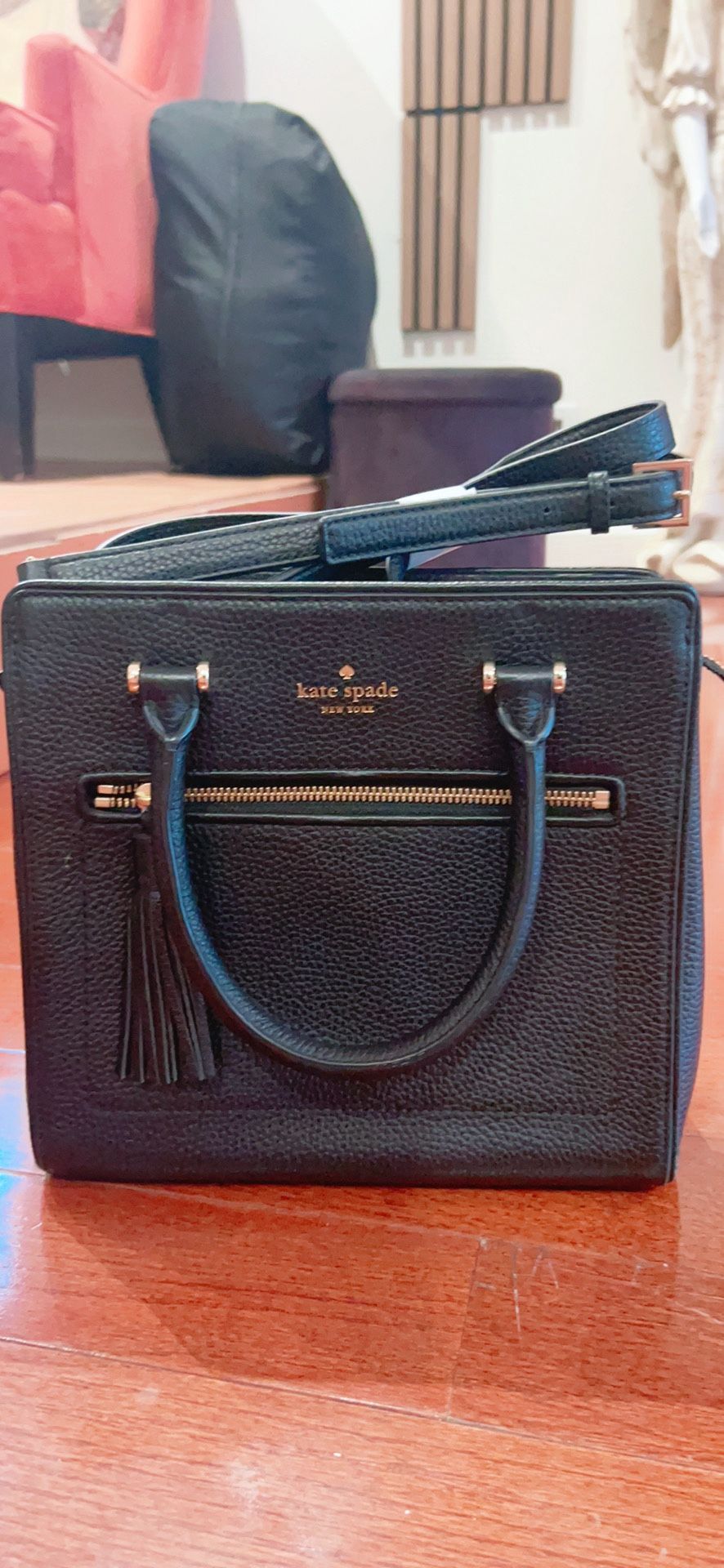 Kate Spade Black  Bag with Tassel