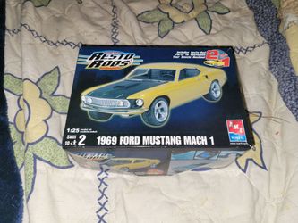 Model toy. 1969 Ford Mustang Mach 1