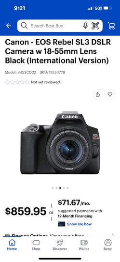 Canon Eos SL3