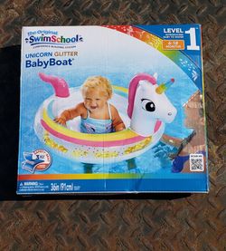 Unicorn Glitter Baby Boat