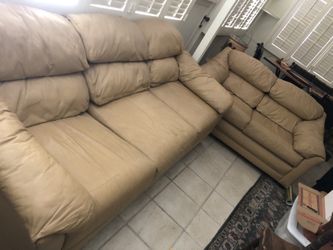 Leather Couch $100
