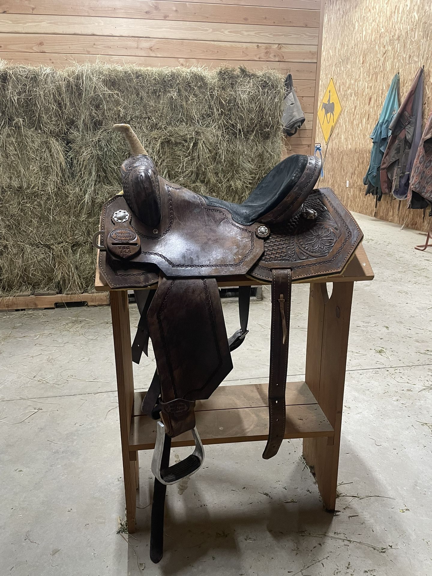 Triple Creek Barrel Saddle 