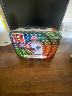 Joe Burrow Cincinnati Bengals Tin Lunch Box