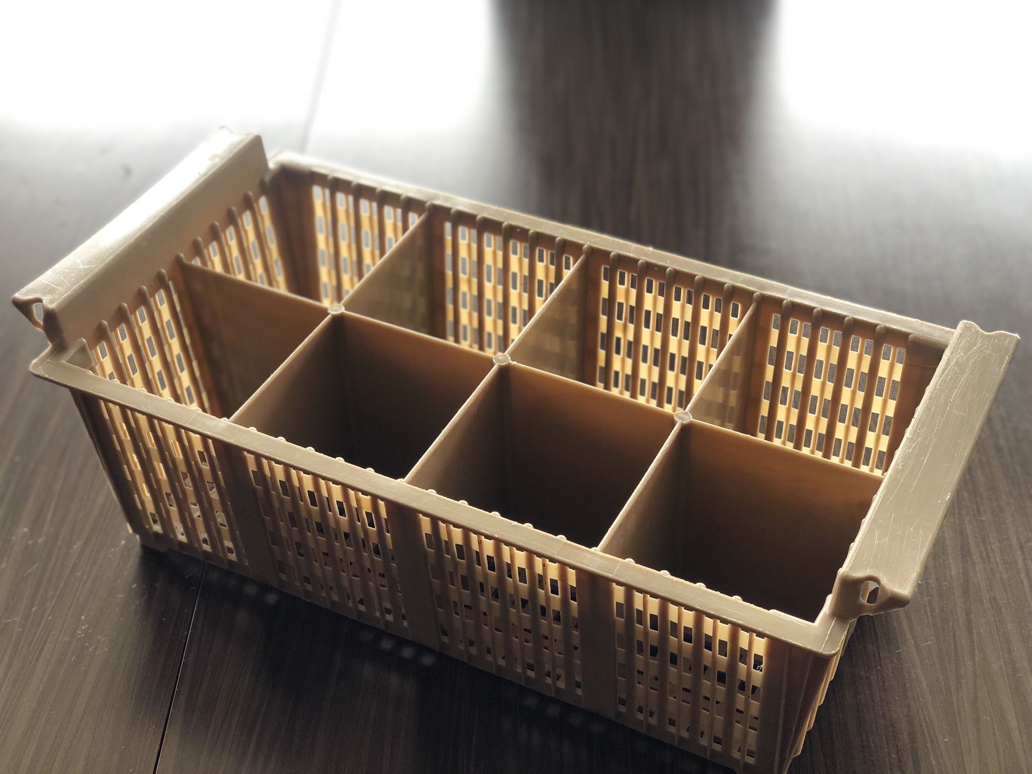 Flatware Washing Basket 8 Compartments 17”X 8 1/4”