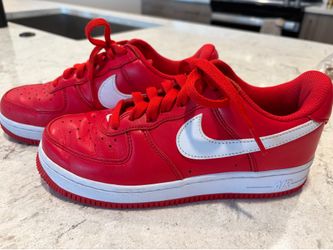 Nike Air Force 1 “Color of the Month” University Red- size Men’s/ Youth 5