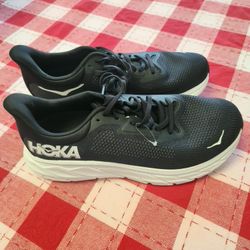 HOKA Running Shoes – Size 10 – Black/White – Like New