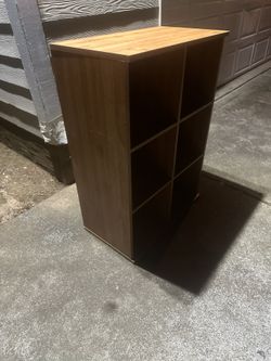 6 Cubby Storage Shelf