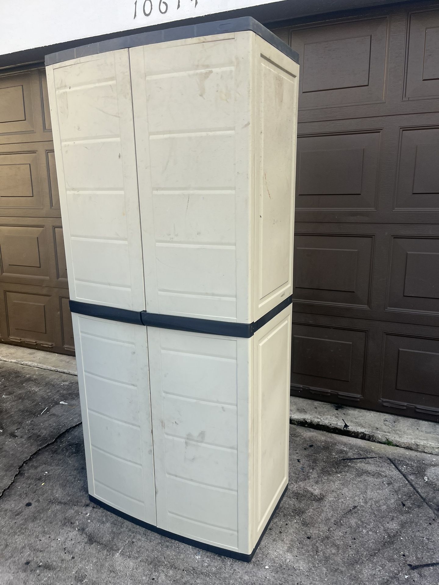 Outdoor Resin Storage Closet Shed