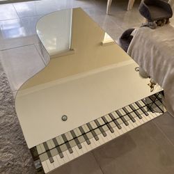 Vintage Mirror Piano Table