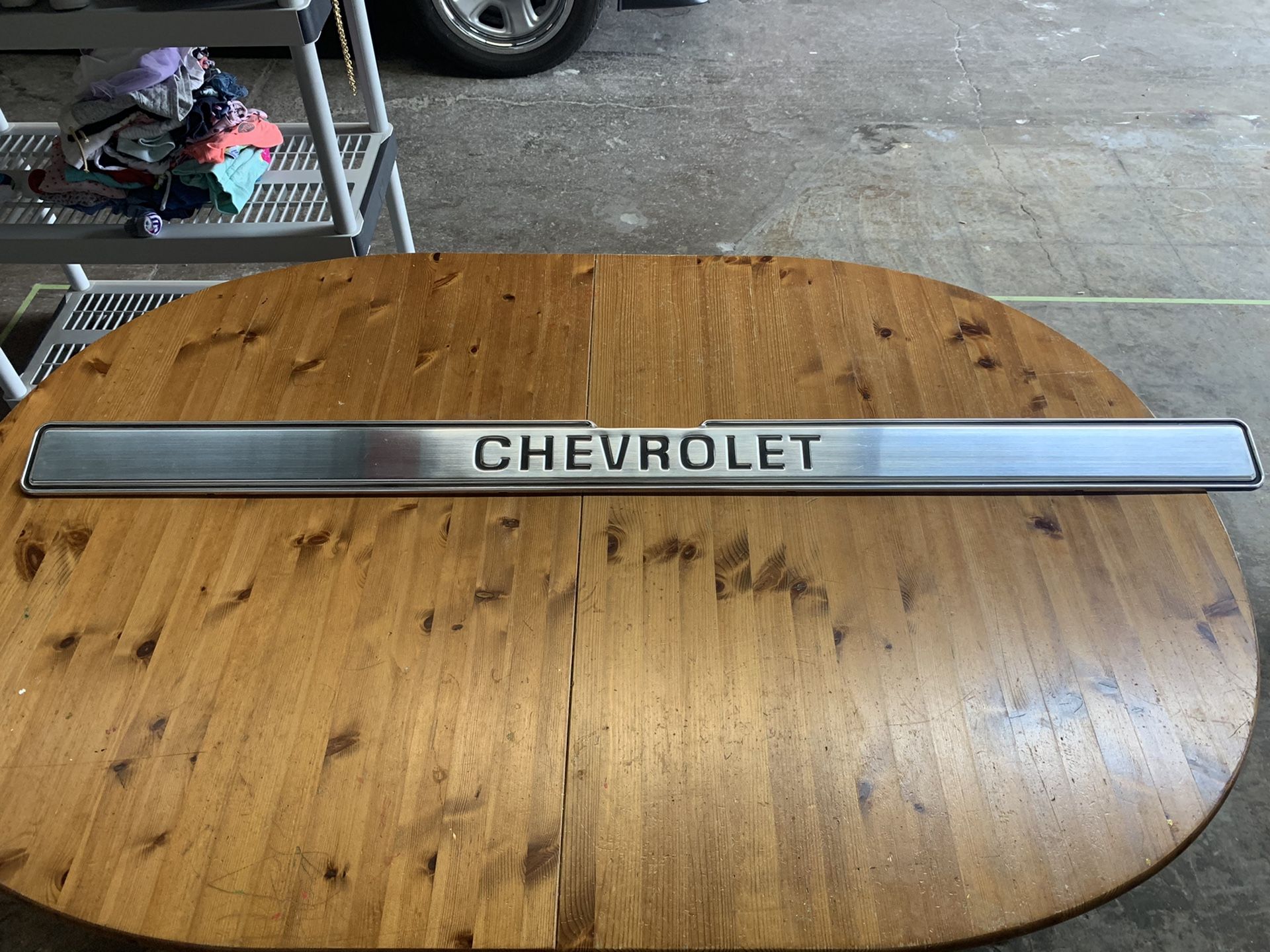 Chevrolet square body truck tail gate band. ( fits 73-81)