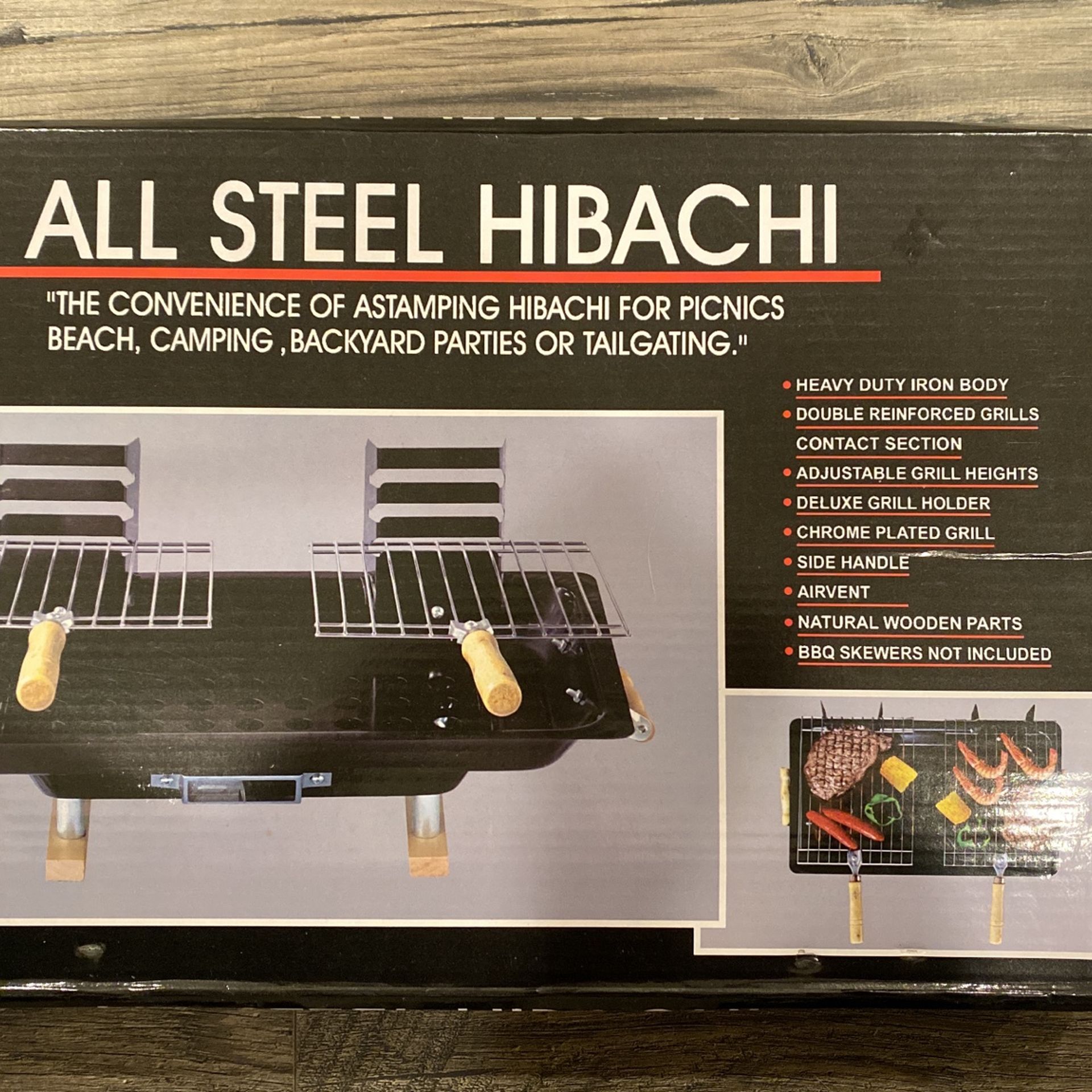 All Steel Hibachi Grill