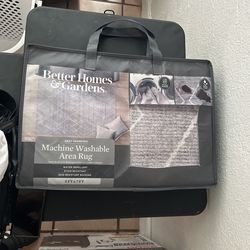 Machine washable rug 