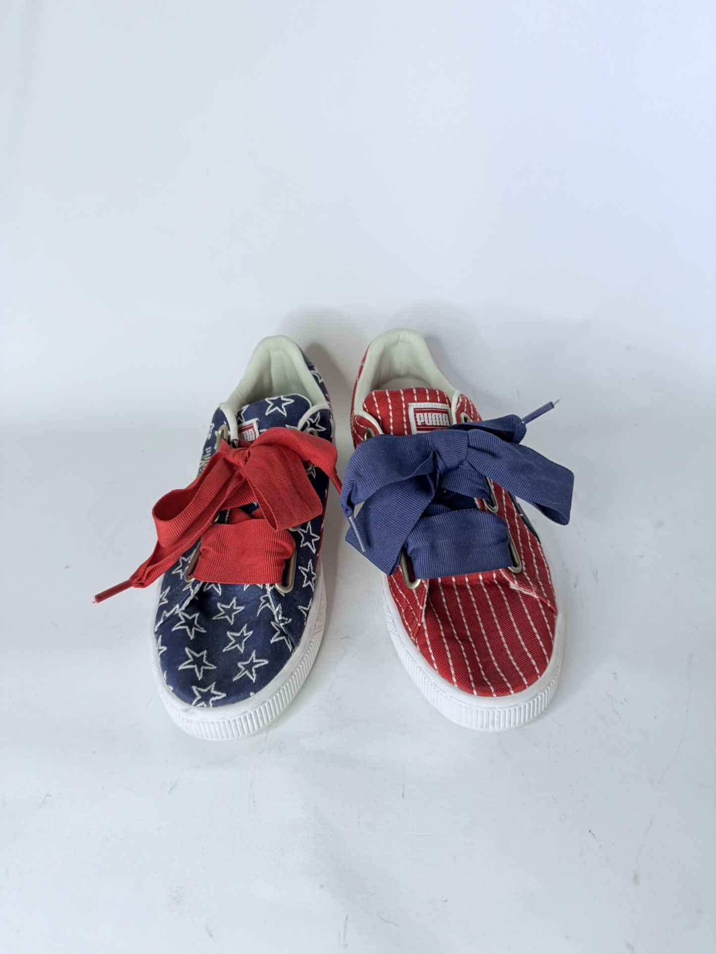 Puma Red White & Blue Shoes Women Size 8.5