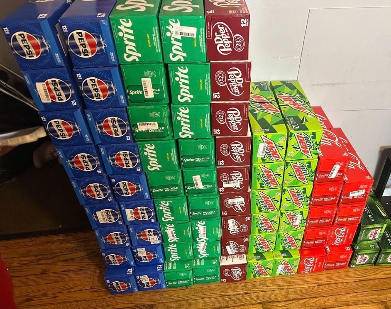 12 Pack Can Bulk Soda