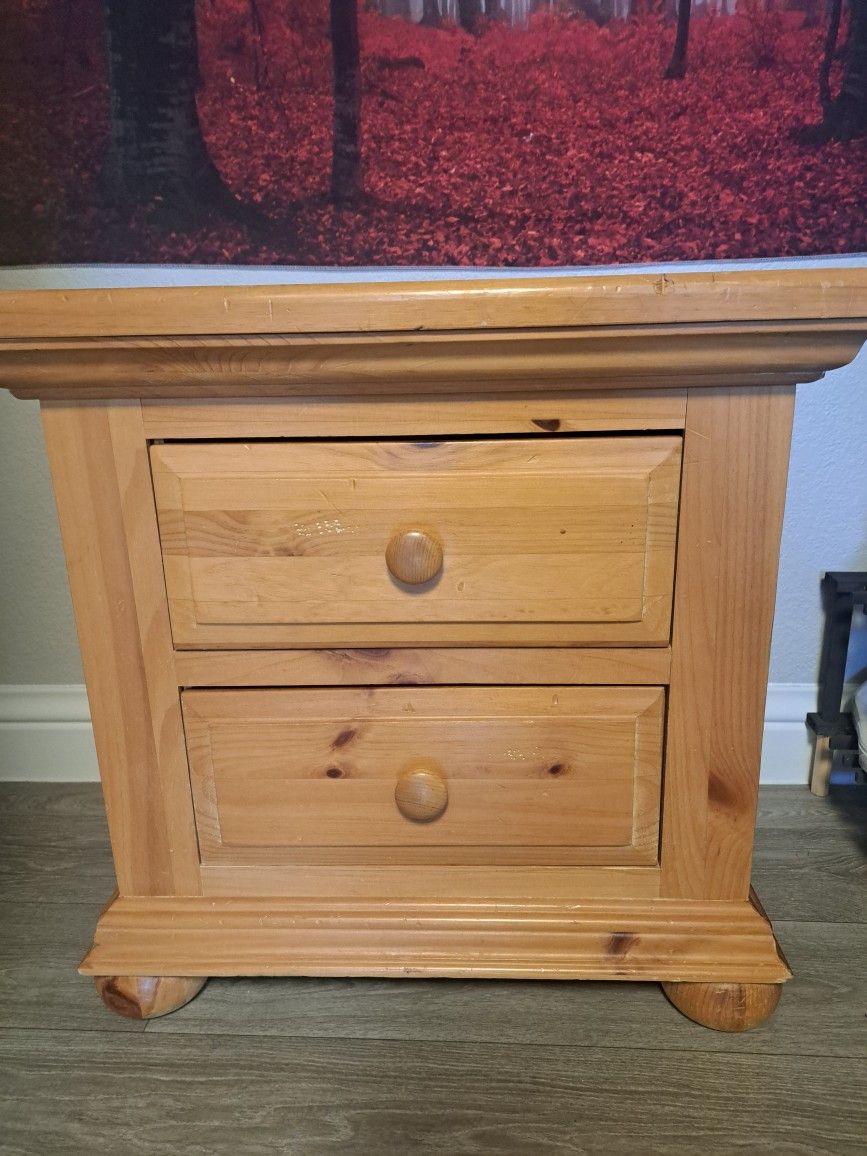 Broyhill Pine Nightstand