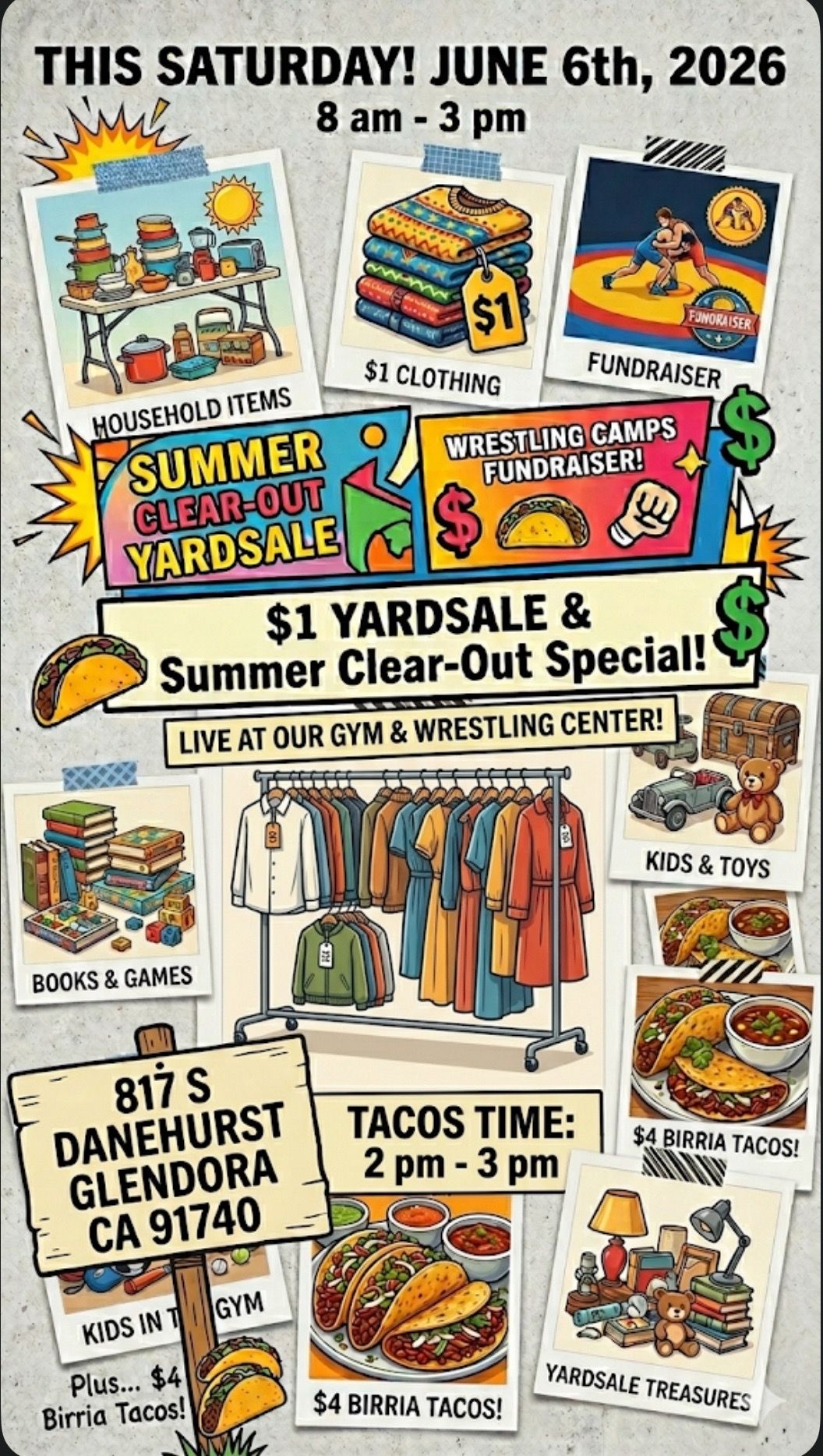 Glendora yard sale $1