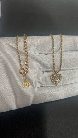 Authentic gold plated CD necklace with crystals