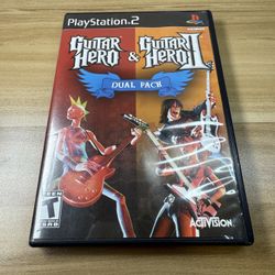 Guitar Hero And Guitar Hero 2 Dual Pack PS2