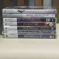 Xbox 360 Games Lot of 7 