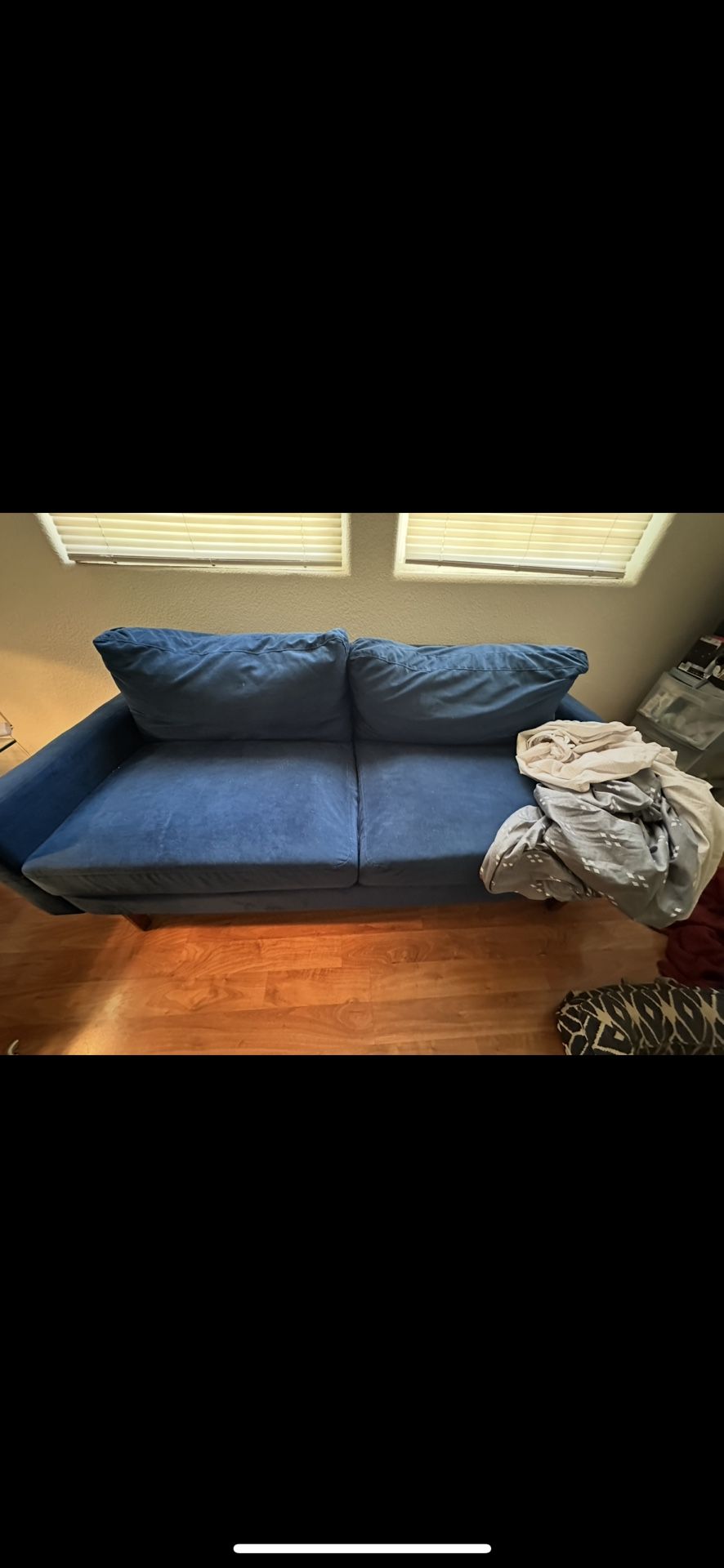 Blue Futon