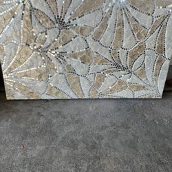 Wall Decor with Mirrored Tiles