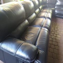 RECLINER ELECTRIC ⚡.FULL LEATHER DORADO FURNITURE.. DELIVERY SERVICE AVAILABLE 🚚⚡🚚
