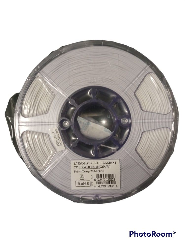 ESUN 1.75MM ABS+3D Filament Color Cold White