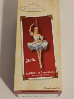 Barbie - Snowflake - The Nutcracker Ballet Hallmark Christmas Ornament 2002