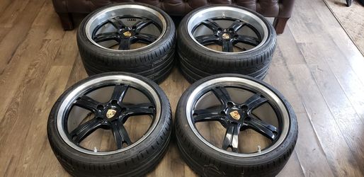 19" Porsche Staggered Wheels 5x130 in Good Shape!
