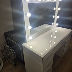 Gloss White Vanity 