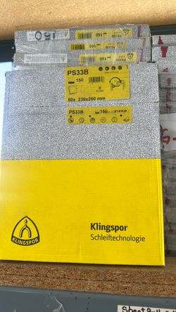 Klingspor sheet 9x11 150 grit